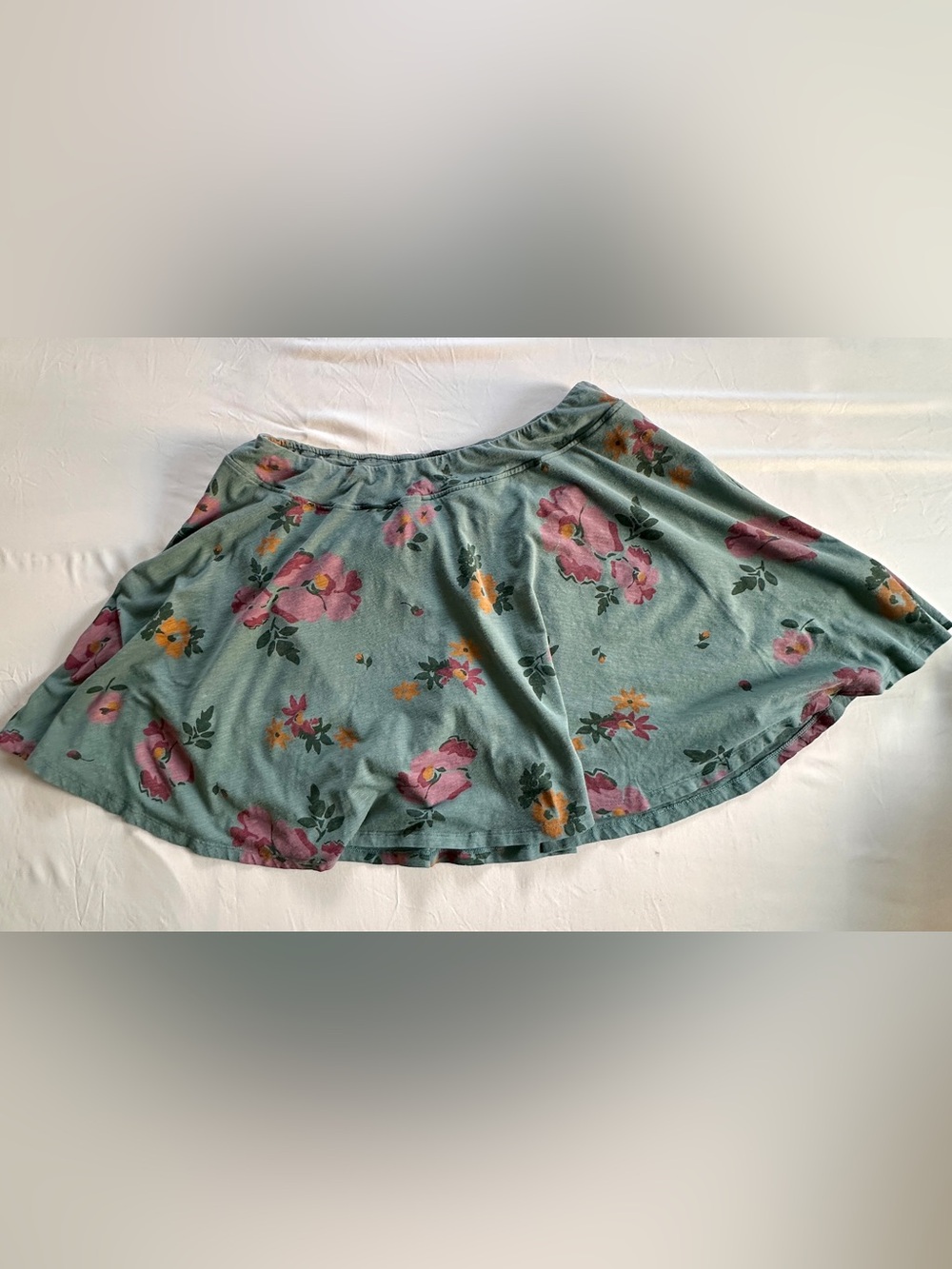 Toad & Co Birdie Floral Swing A-Line Knit Skort | XL - Picture 5 of 7